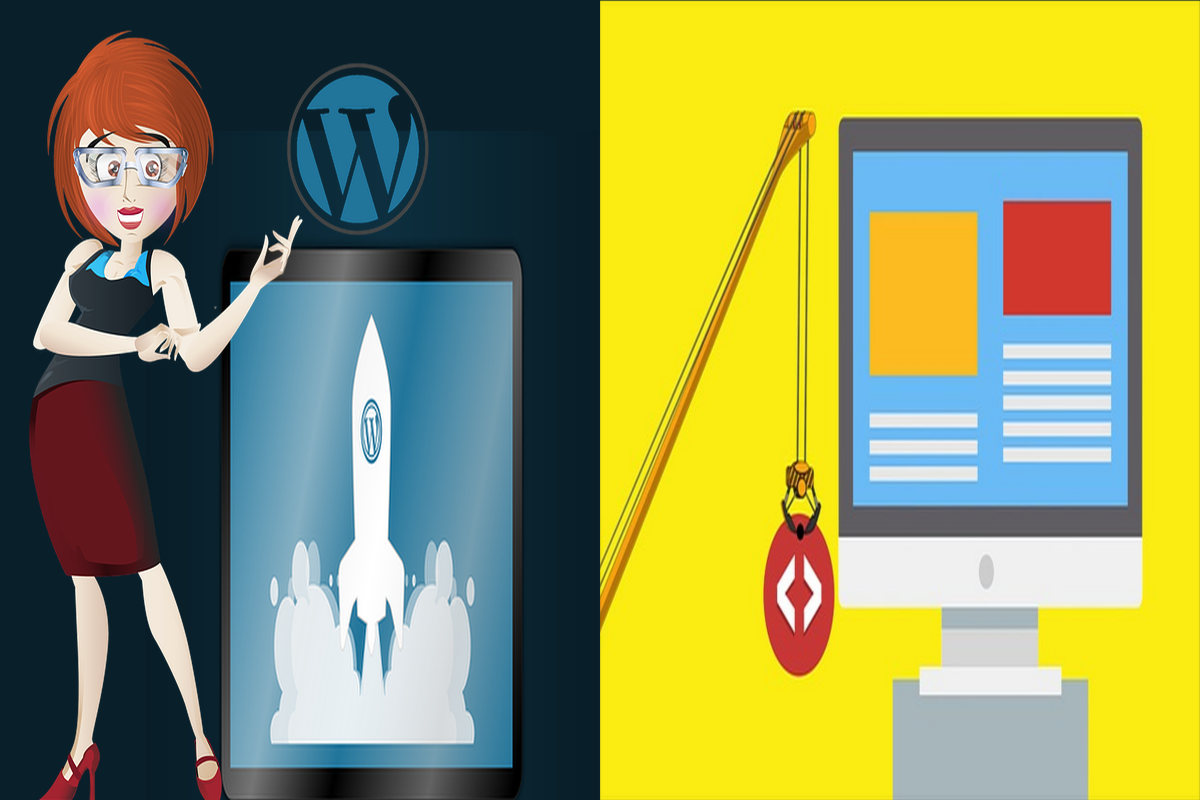 The difference between WordPress and website builders. FAQs.