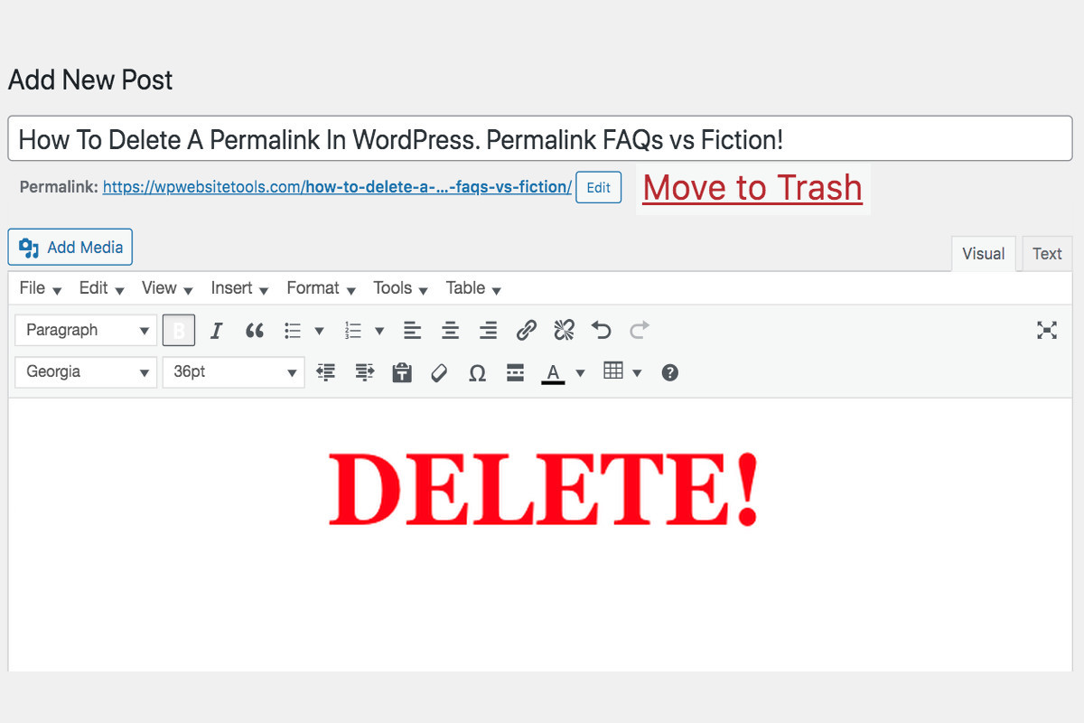 How To Delete A Permalink In WordPress. Permalink FAQs vs Fiction!